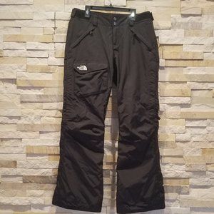 North Face Snowboard Ski Winter Snow Pants Womens Small Black Insulated Snowsuit